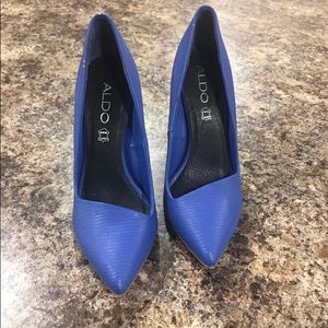 Blue Aldo pumps